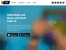 Tablet Screenshot of drumpads24.com